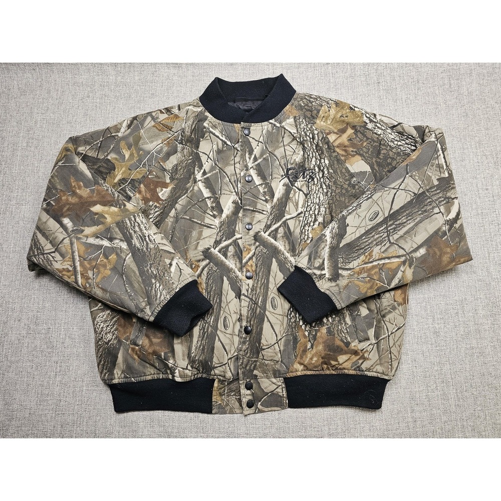 Dunbrooke Jacket Mens XL Camo Fitz Casino Hotel Quilted Lined Pockets Outdoors